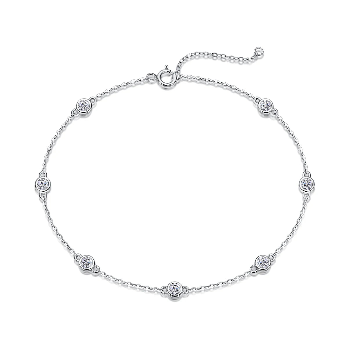 Exquisite Luxury 925 Sterling Silver Moissanite Tennis Bracelet - The Perfect Gift for Weddings, Parties, and Everyday Elegance