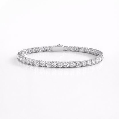 Luxury Moissanite Tennis Bracelet – 925 Sterling Silver